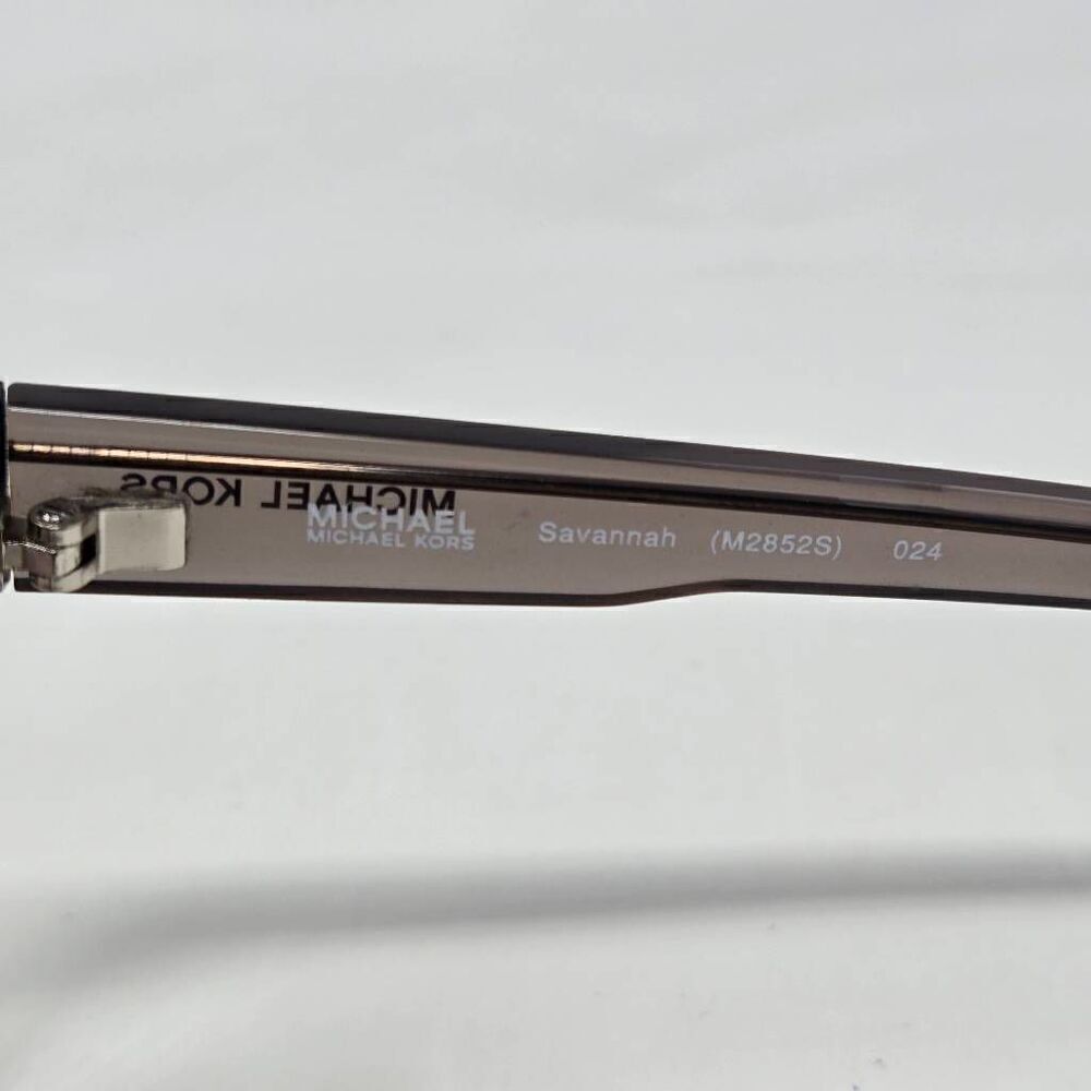 MICHAEL KORS MK SAVANNAH M2852S GRAY BROWN OVERSIZE EYEGLASS FRAMES 58 19 135 - Picture 6 of 7